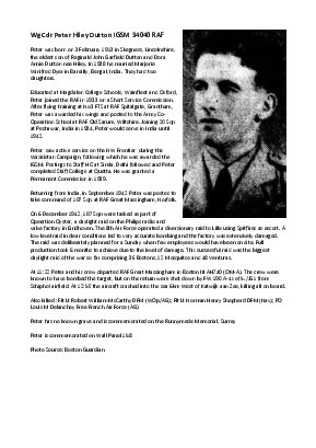 A preview of a PDF biography for Dutton, Peter Hiley